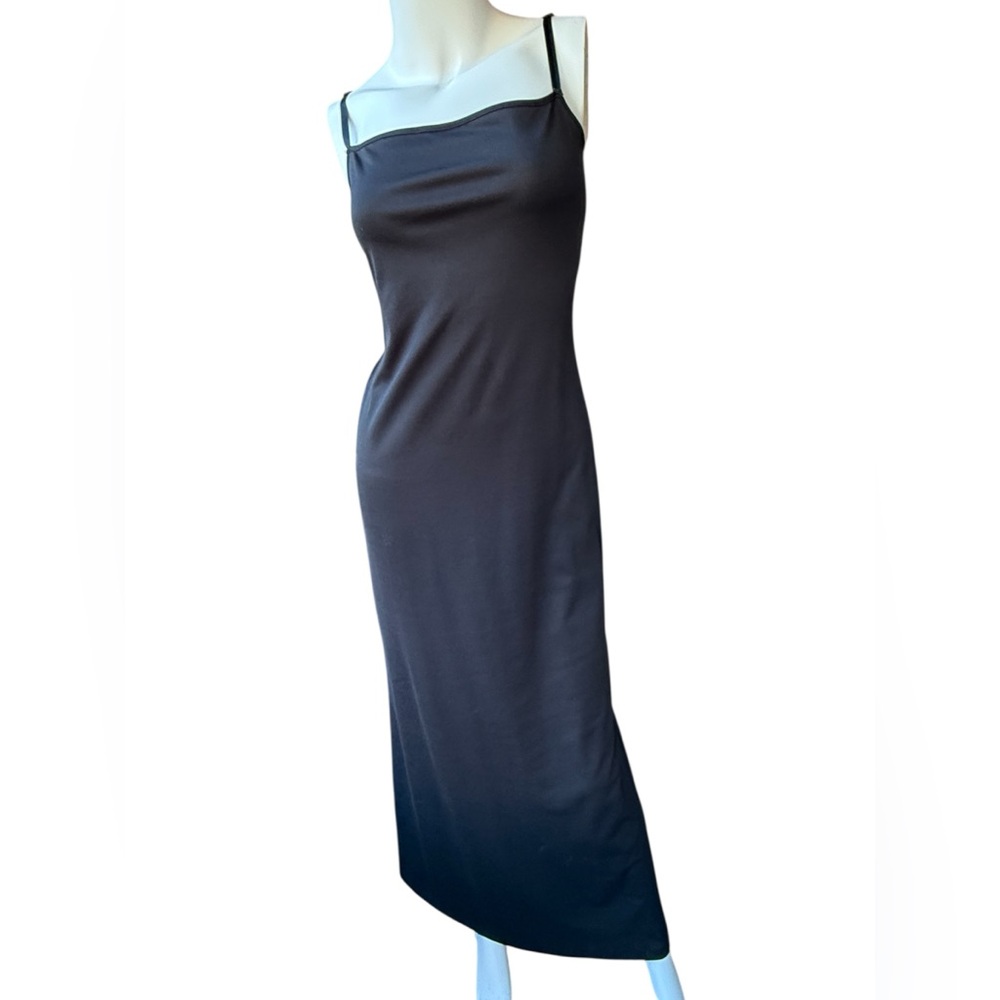 RARE Vintage 80’s VIVIENNE TAM sleeveless mesh maxi dress w/ original slip sz 1 - Picture 8 of 8